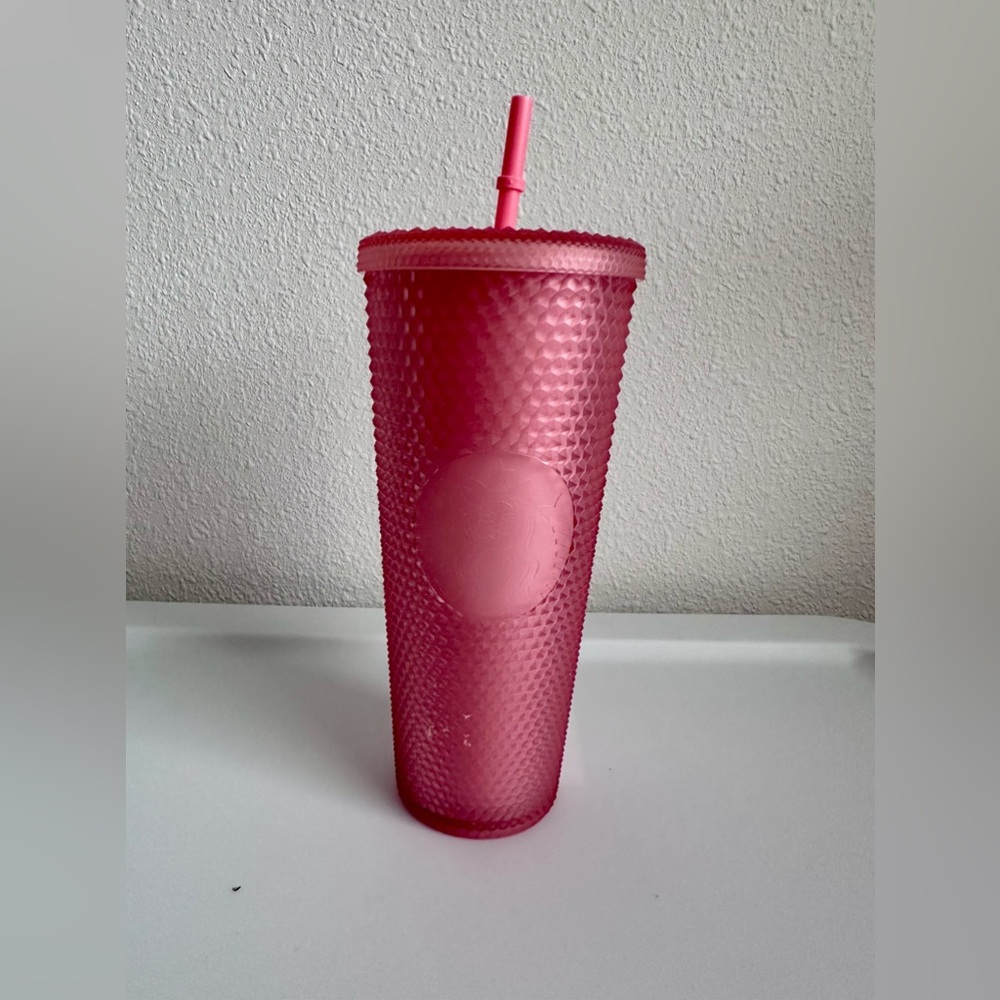 Soft Pink Studded Starbucks Cup